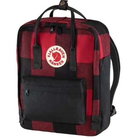 Plecak Fjällräven Kånken Re-Wool Red-Black (F23330-320-550)