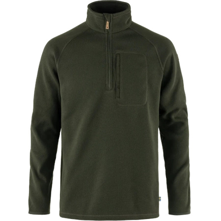 Polar męski Fjällräven Övik Fleece Half Zip M Deep Forest (F87154-662)