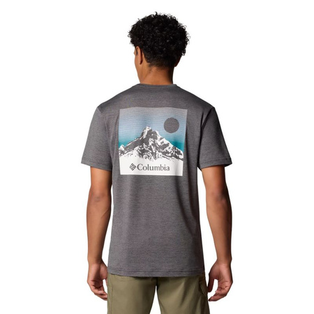 Columbia Kwick Hike Back Graphic SS Tee 2071754014 Czarne L (2071754014)