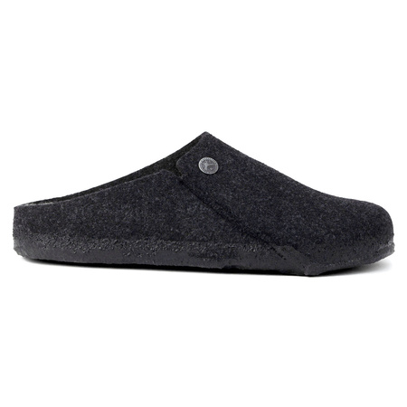 Kapcie damskie/męskie ocieplane Birkenstock Anthracite z wełnianego filcu narrow wąskie (1015084)