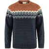 Sweter męski Fjällräven Övik Knit Sweater M Dark Navy-Terracotta Brown (F81829-555-243)