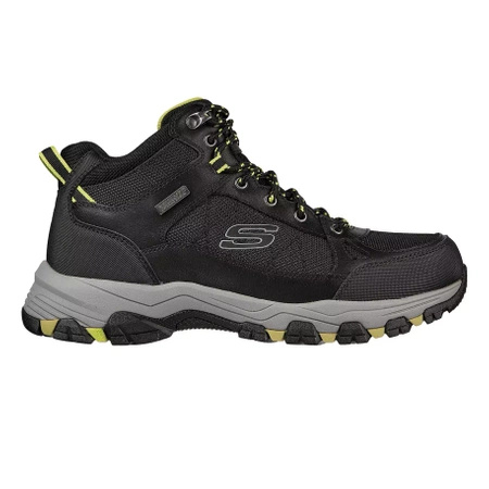 Buty trekkingowe męskie Skechers Selmen Melano wodoodporne turystyczne czarne (204477-BLK)