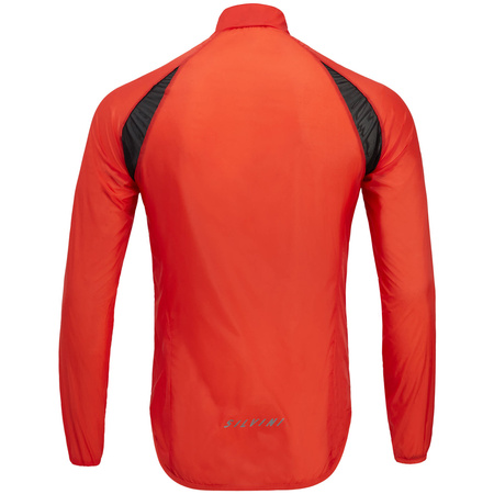 Wyprzedaż - Kurtka rowerowa męska Silvini Men Jacket Montilio MJ1601 wiatroodporna czerwona (3120-MJ1601/2112)