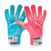 Rękawice bramkarskie Puma Ultra Grip 1 Tricks Hybrid niebiesko-różowe (41853 01)