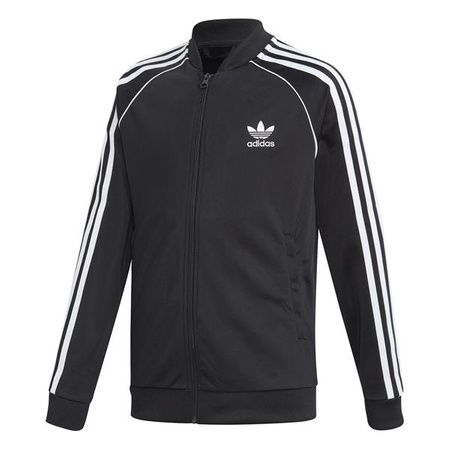 Bluza dresowa młodzieżowa adidas Originals SUPERSTAR TOP juniorska sportowa z logo czarna (DV2896)