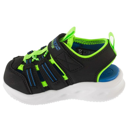 Skechers S-Lights: Sola Glow Sandal - Hyper-Coast 407033N-BKLM Czarne 22 (407033N-BKLM)