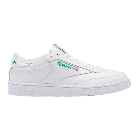 Sneakersy damskie/męskie Reebok Club C 85 skórzane tenisówki buty sportowe białe (100000155/AR0456)