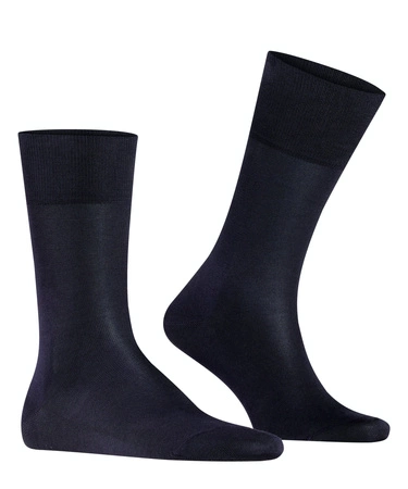 Wyprzedaż - Skarpety męskie bawełniane długie FALKE Tiago SO dark navy (14662-6370)