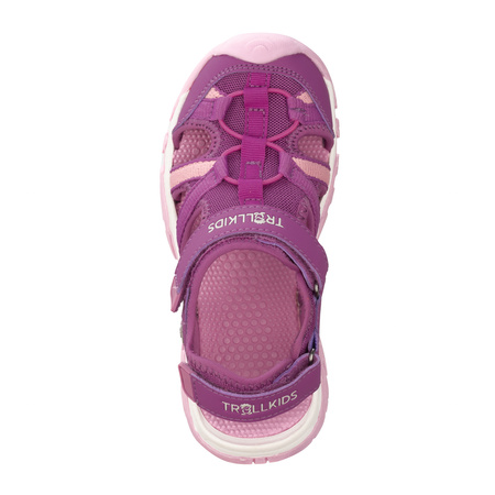 Sandały sportowe dziecięce dla chłopca/dziewczynki Trollkids Kids Stavanger Sandal XT mallow pink/wild rose (659-242)