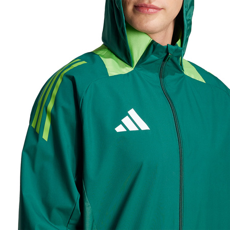 Kurtka męska adidas Tiro 24 Competition All-Weather zielona (IR9521)