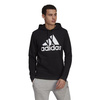 Bluza męska z kapturem Adidas Performance M BL FL HD typu kangurka ze ściągaczami czarna (GK9220)