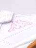Buty sportowe dziewczęce Kappa Damba K sneakersy trampki dziecięce białe (260765K-1021)