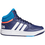 Buty dla dzieci adidas Hoops Mid granatowe (GW0400)