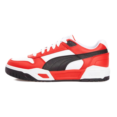 Wyprzedaż - Buty sportowe męskie Puma Rbd Tech Classic White Black F skórzane wielokolorowe (396553-04)