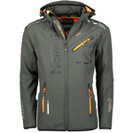 Kurtka softshellowa męska Geographical Norway Royaute ASSOR A MEN 068 (WW1973H/GN/Dark Grey / Fluo orange)