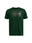Wyprzedaż - Koszulka sportowa męska Under Armour Team Issue Wordmark t-shirt zielona (1329582-301)