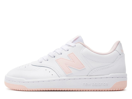 Buty sportowe damskie New Balance NB 80 ze skóry ekologicznej białe (BBW80WPK)