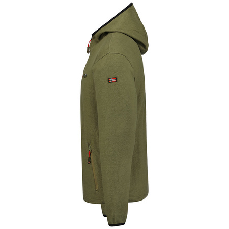 Wyprzedaż - Bluza polarowa męska Geographical Norway Unicia EO MEN 235 (WW4510H/GNO-KAKI)