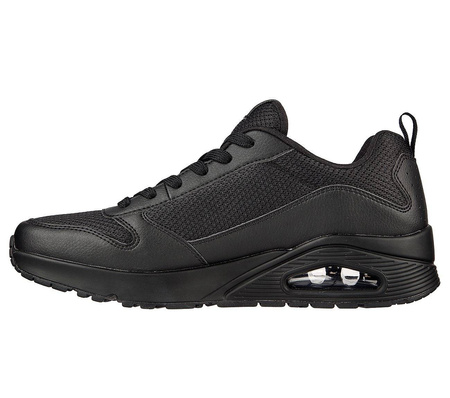 Buty sportowe męskie Skechers Uno Fastime sneakersy czarne (237016-BBK)