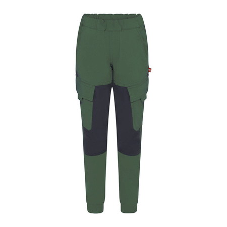 Wyprzedaż - Spodnie trekkingowe dziecięce Lego Wear LWPARKER 201 outdoorowe turystyczne zielone (11010621/884)