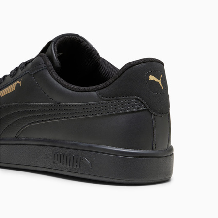 Wyprzedaż - Buty sportowe damskie Puma Smash 3.0 L Black Gold Pu softsoam+ czarne (390987-10)