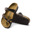 Klapki damskie Birkenstock Mayari Habana Narrow japonki na wąską stopę skóra nubukowa brązowe (0171323)