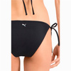 Wyprzedaż - Majtki kąpielowe damskie Puma Swim Women Side Tie Bikini Bottom 1P dół od bikini czarne (907691-05)