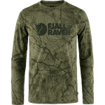 T-shirt męski Fjällräven Värmland Wool LS M Green Camo (F86673-626)