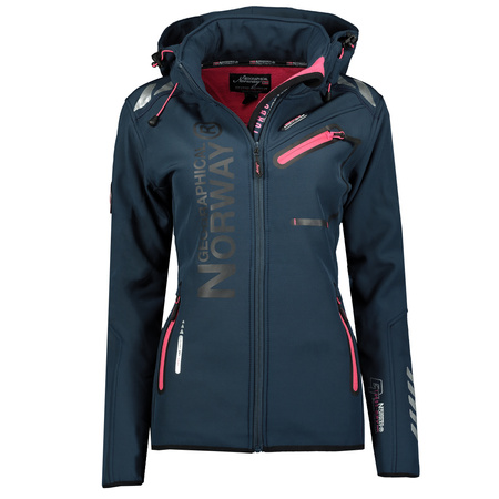Kurtka sportowa damska Geographical Norway Reine S-2XL LADY 068 granatowa (WW4714F/GN/WU8087F/Navy / Flashy pink)