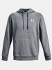 Bluza z kapturem męska UNDER ARMOUR Essential Fleece bawełniana z kieszenią szara (1373880-012)