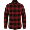 Koszula z długim rękawem męska Fjällräven Övik Heavy Flannel Shirt M Red-Black (F82978-320-550)