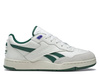 Sneakersy skórzane męskie Reebok BB 4000 II Basketball Chalk Dark Green (IE6833)