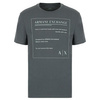 Koszulka Armani Exchange T-SHIRT Szary (3LZTHD-ZJH4Z-1839)