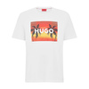 Koszulka T-shirt męska na lato Hugo Boss biała (50488952-100)