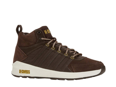 Buty sportowe męskie K-Swiss Vista Trainer MID WNT zamszowe sneakersy brązowe (07145-229-M)