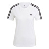 Koszulka damska biała adidas Loungewear Essentials Slim 3S (GL0783)