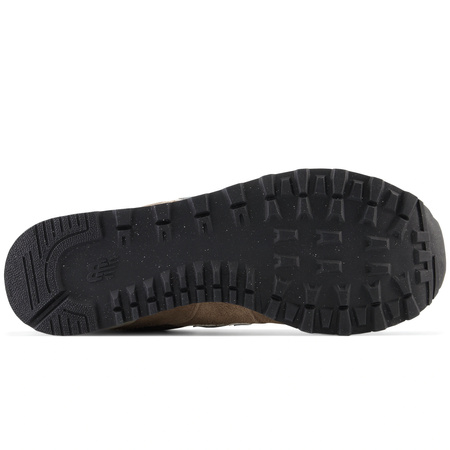 Sneakersy damskie/męskie New Balance 574 buty sportowe uniwersalne skórzane brązowe (U574SBB)
