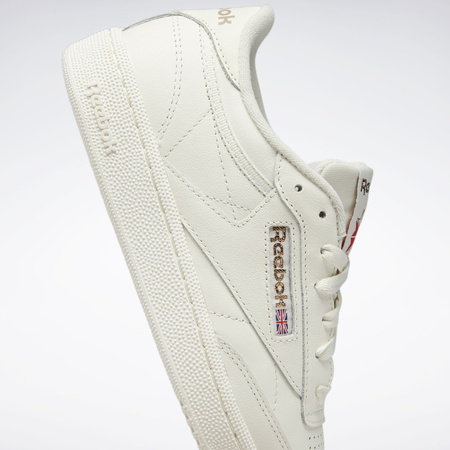 Wyprzedaż - Buty sportowe damskie Reebok Club C 85 Vintage W Chalk Alabaster stylowe sneakersy białe (100025379)