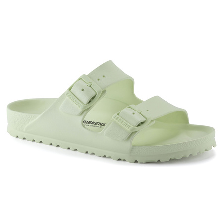 Klapki Birkenstock damskie Arizona Essentials EVA Narrow Faded Lime na wąską stopę piankowe (1024691)