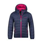 Kurtka ultralekka przejściowa dziecięca dla dziewczynki Trollkids Girls Eikefjord Jacket navy/fireberry (464-183)