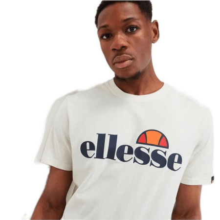 Koszulka na lato męska Ellesse SL Prado Tee Off White lifestylowa biała (SHV07405-904)