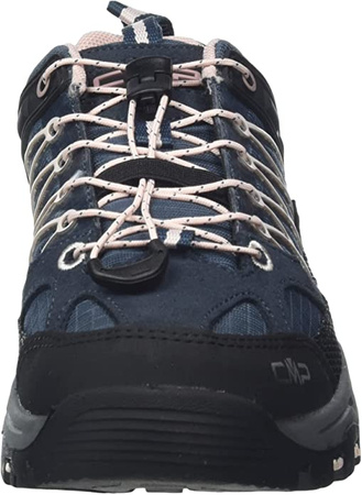 Buty trekkingowe dziewczęce dziecięce granatowe CMP Kids Rigel Low Trekking Shoes WP (3Q54554-54UG)