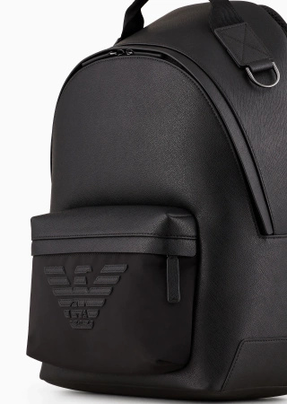 Wyprzedaż - Plecak miejski na laptopa męski Emporio Armani czarny (Y4O362-Y216J-81073)