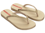 Wyprzedaż - Japonki na lato damskie Ipanema Maxi Glow Fem klapki na plażę beżowe (27000-AK784N)