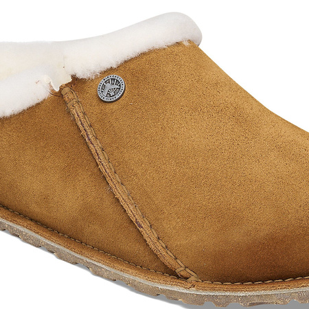 Klapki Birkenstock Zermatt Premium Shearling LEVE Mink LAF standardowa stopa (1023161)