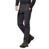 Wyprzedaż - Spodnie długie męskie Jack Wolfskin Activate Thermic Pants trekkingowe ocieplane czarne (1503602_6000)