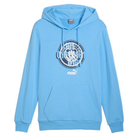 Bluza męskie Puma bluza MCFC ftblCulture Hoodie Niebieski (77777639)