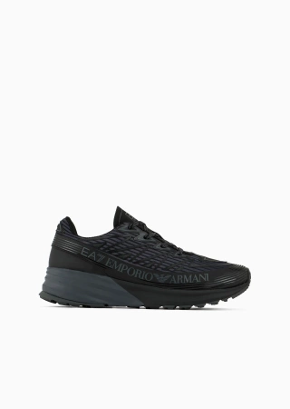 Sneakersy męskie EA7 Emporio Armani Crusher Distance Trail buty sportowe szare (X8X129-XK307-S336)