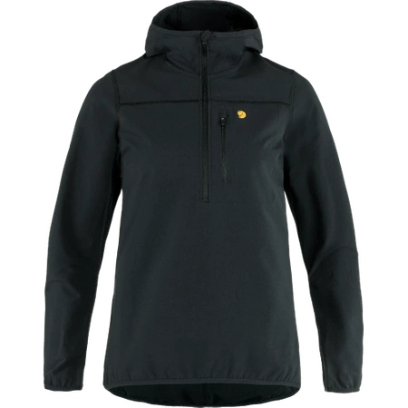 Kurtka softshell damska Fjällräven Bergtagen Stretch Half Zip W Black (F89881-550)