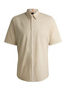 Koszula męska BOSS Relegant_6-short_M Light Beige (50537331-271)